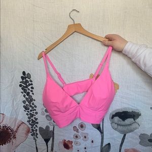 Summer Aerie Swim Top in Pink